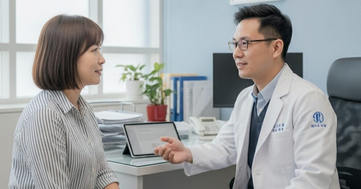 吳芮醫師說明精靈針適用族群與臉部部位